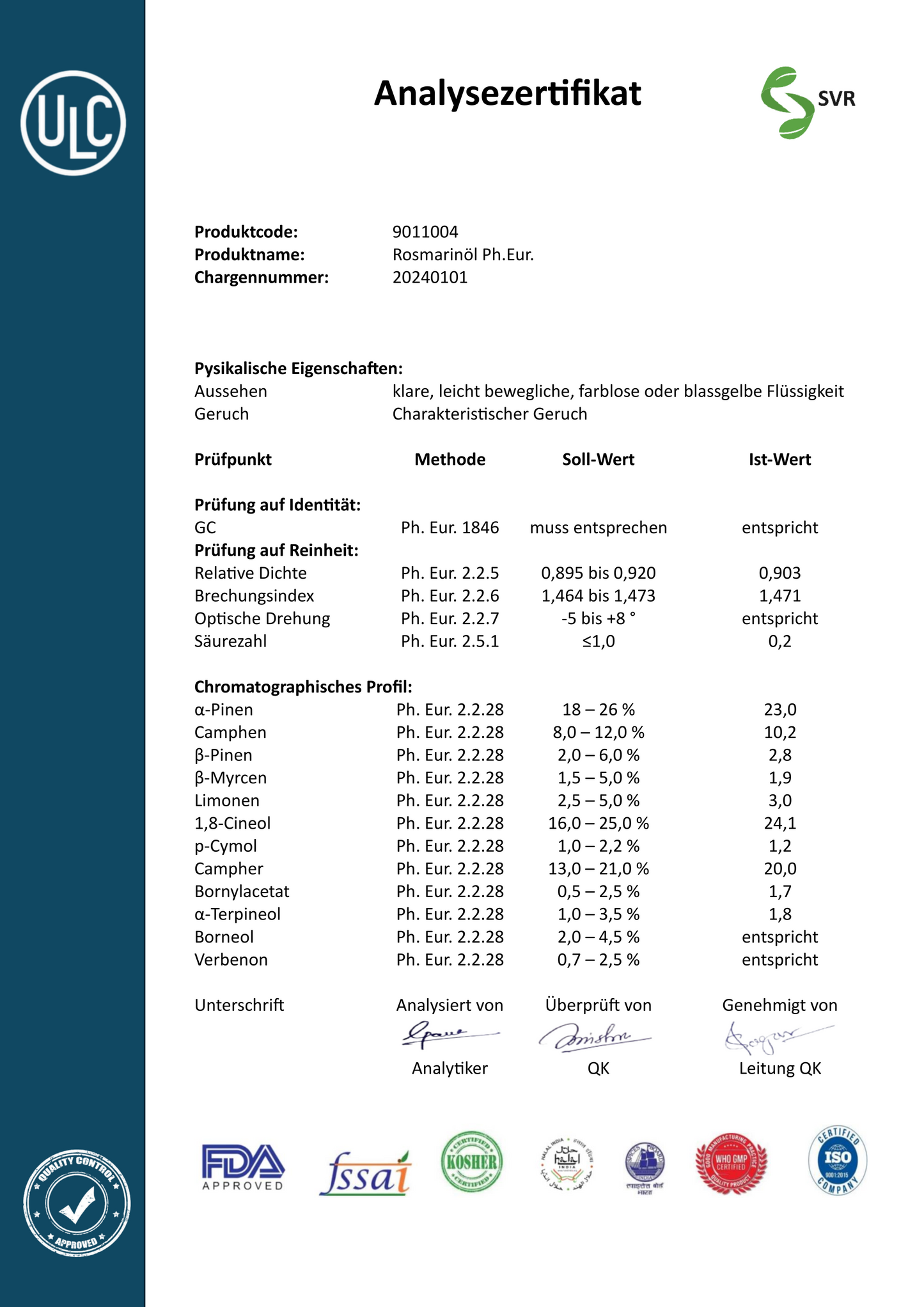 Ultrareines Rosmarinöl | Ph. Eur. | stimuliert Haarwachstum - stoppt Haarausfall